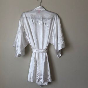 “The Mrs.” Satin Robe